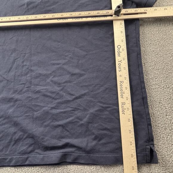 Uniqlo Polo Shirt Adult Extra Large Navy Blue Short Sleeve Casual Preppy Men's - Picture 12 of 14